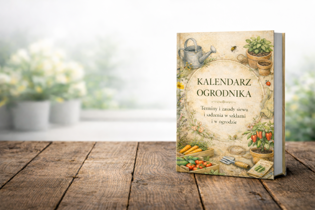 Ebook Kalendarz Ogrodnika 2026 – terminy siewu i sadzenia w szklarni i ogrodzie